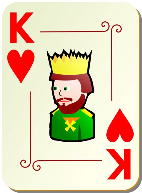 King of hearts rule by love. Playing Cards | Free Stock Photo | Illustration of a King of Hearts playing card | # 15705