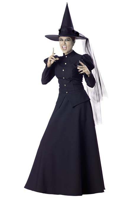 Womens Black Witch Costume Wicked Witch Costume