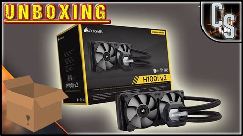 Water Cooler Corsair H I V Unboxing Youtube