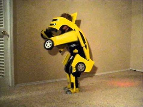 Awesome Homemade Transforming Bumblebee Transformer Halloween Costume