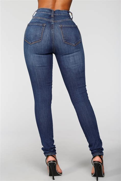 Luxe High Waist Skinny Jeans Dark In 2021 High Waisted Skinny Jeans Skinny Jeans High
