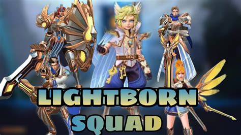 Lightborn Skins Mobile Legends Lightborn Squad Epic Skins Youtube