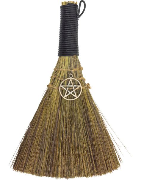 Wicca Broom Pentacle 27341 The Open Mind Store
