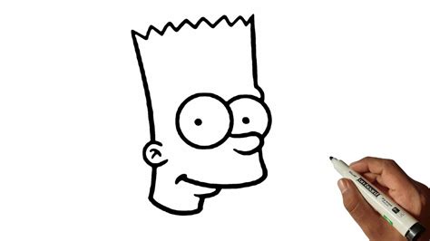 How To Draw Bart Simpson Step By Step Easy Drawing Tutorial Easy