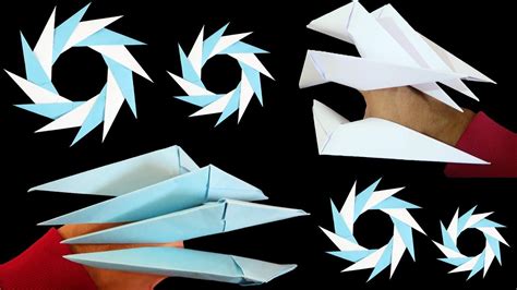 Origami Easy How To Make Dragon Claws And Paper Ninja Star Easy