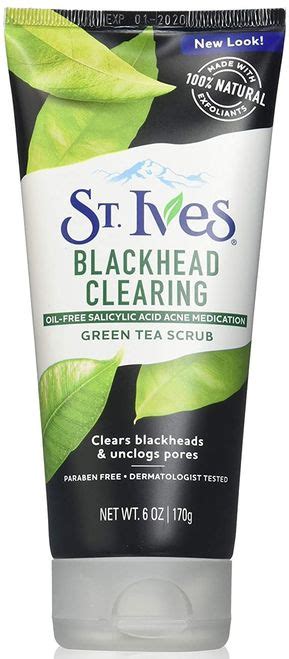 1 face scrub*, this our green tea leaves come from china and are processed in the traditional chinese way. St. Ives Blackhead Clearing Green Tea Scrub 150ml ...