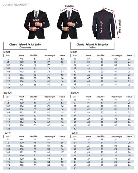 Van Heusen Fit Guide Size Chart Van Heusen Australia Mens Suits