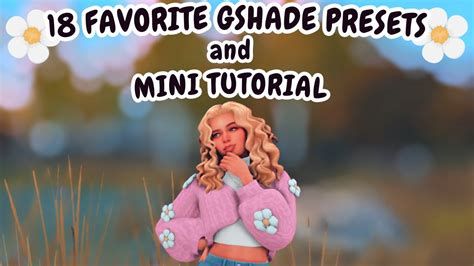 Favorite Gshade Presets For Sims How To Install Gshade Presets Sims Gshade Tutorial