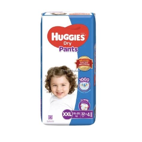Huggies Dry Pants Xxl32 Lampin Bayi
