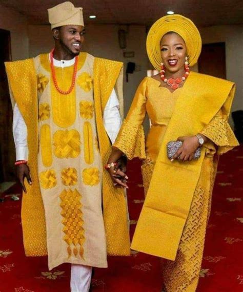 Complete Yoruba Traditional Wedding Attire In Aso Oke Etsy