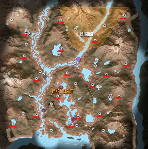 Thehunter Call Of The Wild™ Map With All Outposts Kosgames