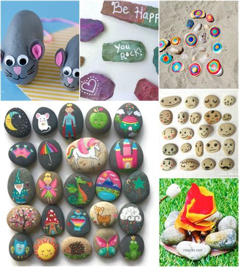 Rock Crafts For Kids 25 Creative Rock Painting Ideas