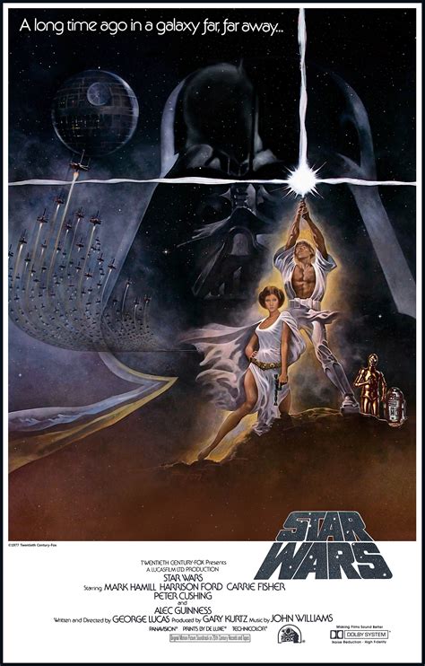 Printable Star Wars IV A New Hope Ver 2 1977 Vintage Poster Etsy