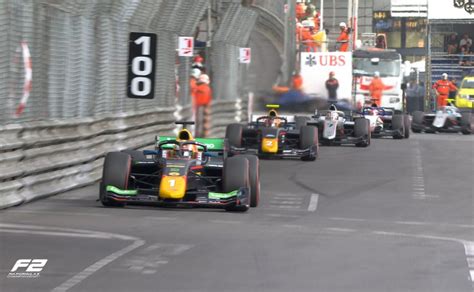 Formula 2 Jehan Daruwalla Wins P2 In Monaco Gp Sprint Race Makes It