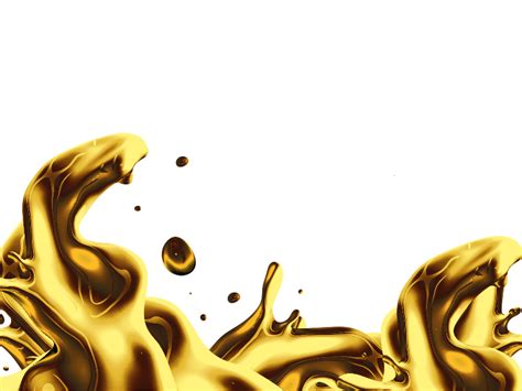 Isolated Liquid Gold Splash Png Free Isolated Objects Textures For