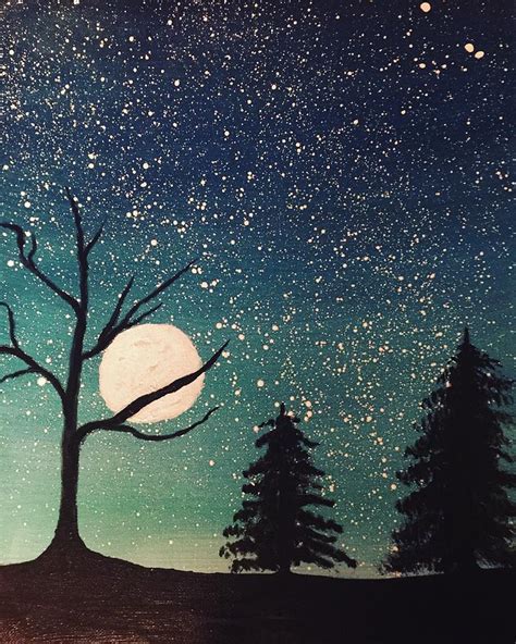 Starry Sky Painting