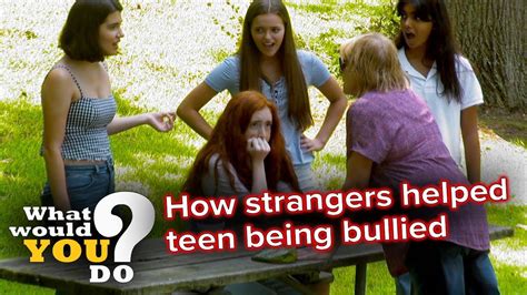 How Strangers Helped Teen Being Bullied Wwyd