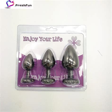 Metal Anal Butt Plug Unisex Sophisticated Sexy Anal Toys Stainless Steel Crystal Jewelry