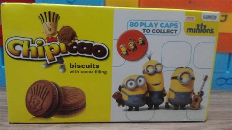 Chipicao Biscuits With Minions Play Caps Surprise Youtube