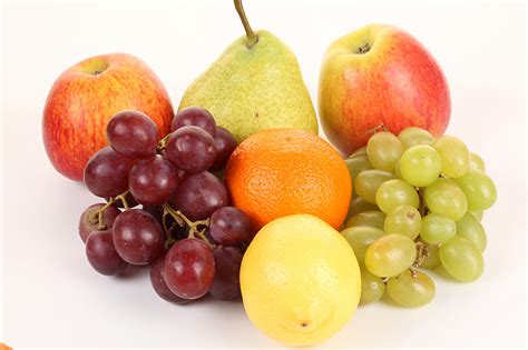 Image Orange Fruit Pears Apples Grapes Lemons Food Fruit