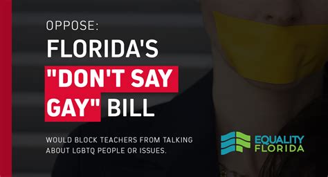 Floridas Dont Say Gay Bill Demonizes The Lgbtq Community Equality