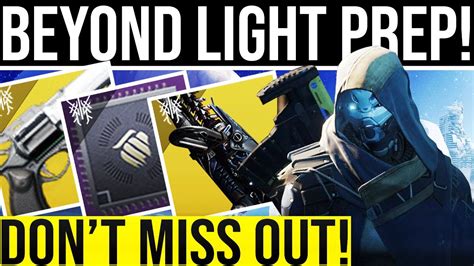 Destiny 2 Ultimate Beyond Light Prep Guide Things You Totally Forgot