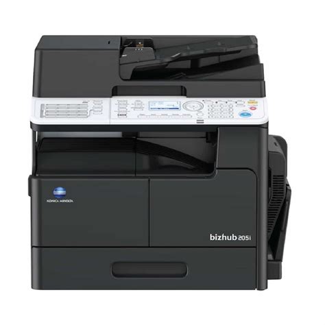 This printer provides a maximum print speed of up to 65 ppm (b w) and 50 ppm (color). Konica Minolta Bizhub 205i | TC Group Konica Minolta Authorized Dealer