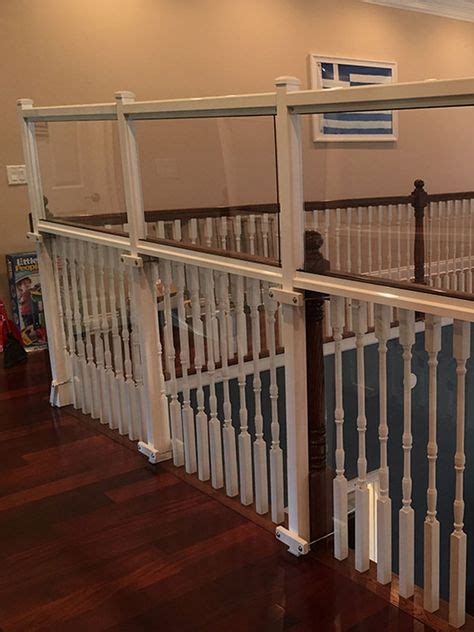 Banister Safety Barrier And Half Wall Baby Proofing Stairs Interior