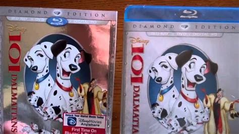 101 Dalmations Unboxing The Diamond Edition Blu Ray Dvd Digital
