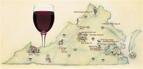 Virginia Wine Map Ph