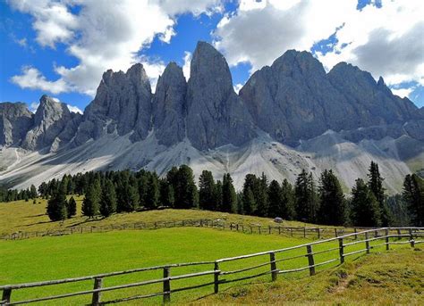 Val Di Funes Italy Natural Landmarks Travel