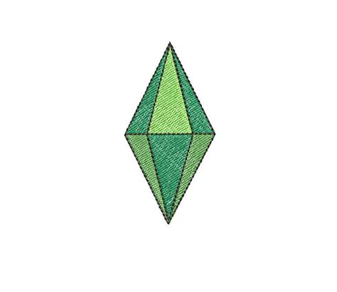 Diseños De Sims Diamond 2 Archivo De Bordado Digital Etsy España