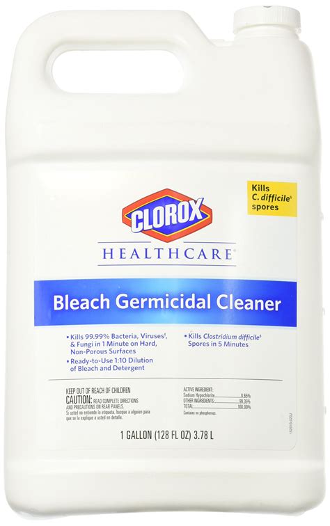 Buy Cox68978 Clorox Care Bleach Germicidal Cleaner 1 Gallon 128 Fl