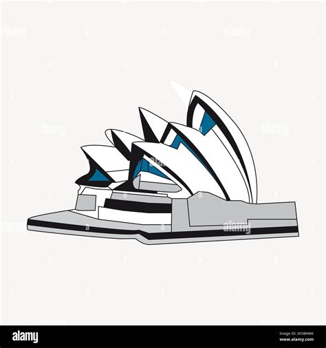 Sydney Opera House Clipart Illustration Vector Stock Vector Image