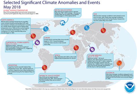 Assessing The Global Climate In May 2018 News National Centers For