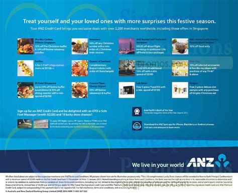 We did not find results for: ANZ Credit Card Promotions 19 Nov 2014 » ANZ Credit Card Promotions 19 Nov 2014 | SINGPromos.com