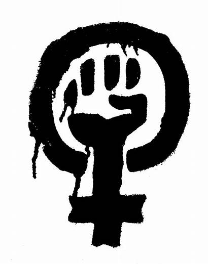 Symbol Feminist Stencil Fist Clipart Equality Simbolo