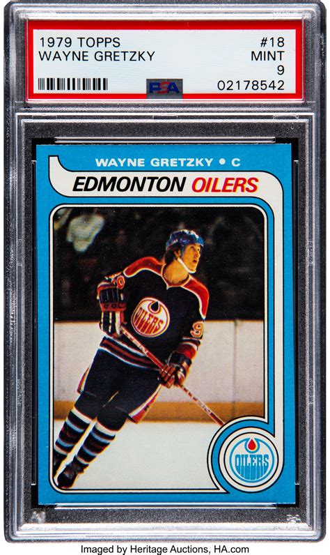 1979 Topps Wayne Gretzky 18 Psa Mint 9 Only Two Higher Lot