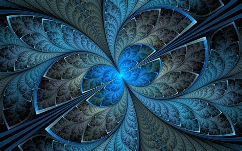 Pictures Marvelous Blue Fractal Art