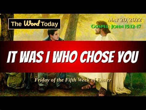 Today S Gospel Reading May Gospel Reading And Reflection