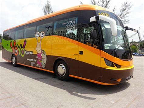 It includes intercity and stage buses such as melaka, kuala lumpur, hat yai in thailand, and to singapore via the 2nd link checkpoint. YoYo Express, Bus Operator in Kuala Lumpur
