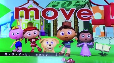 Super Why Song Clip In 4k Move It Groove It Exercise Youtube