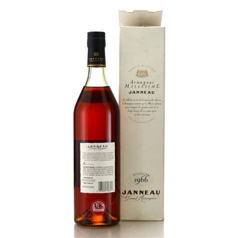 Janneau 1966 Grand Armagnac 29 Year Old Whisky Auctioneer