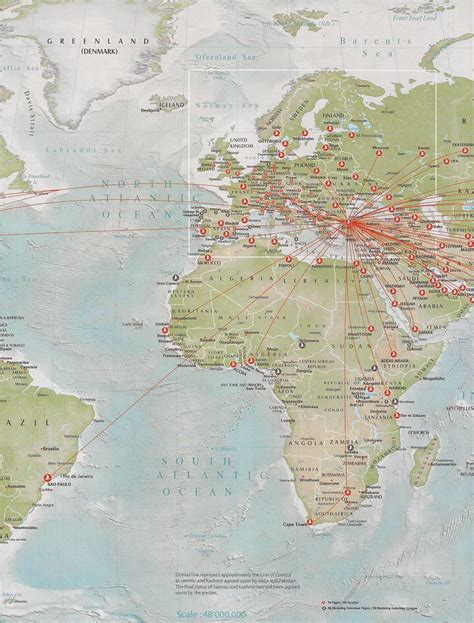 Turkish Airlines Route Map International October 2011 Flickr