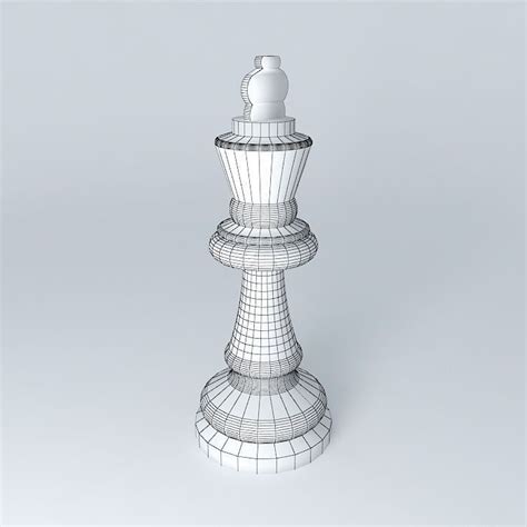 Piece Chess King 3d Model Max Obj 3ds Fbx Stl Dae