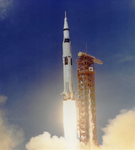 Apollo 11 Launched Via Saturn V Rocket Full Description