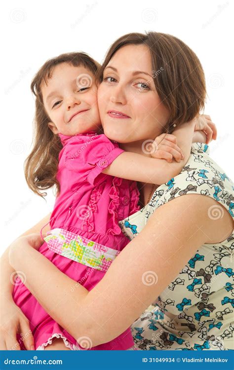 Daughter Her Mother Stock Photo Image Of Cheerful Childhood 31049934