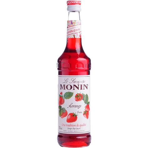 Xarope Morango Monin 700ml Caixa Com 6 Unidades Compra