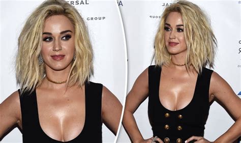 Katy Perry Squeezes Her Assets Into Very Plunging Jumpsuit Celebrity