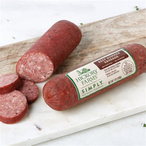 Melt butter in sauce pan. Simply Natural Beef Summer Sausage 2 Pack